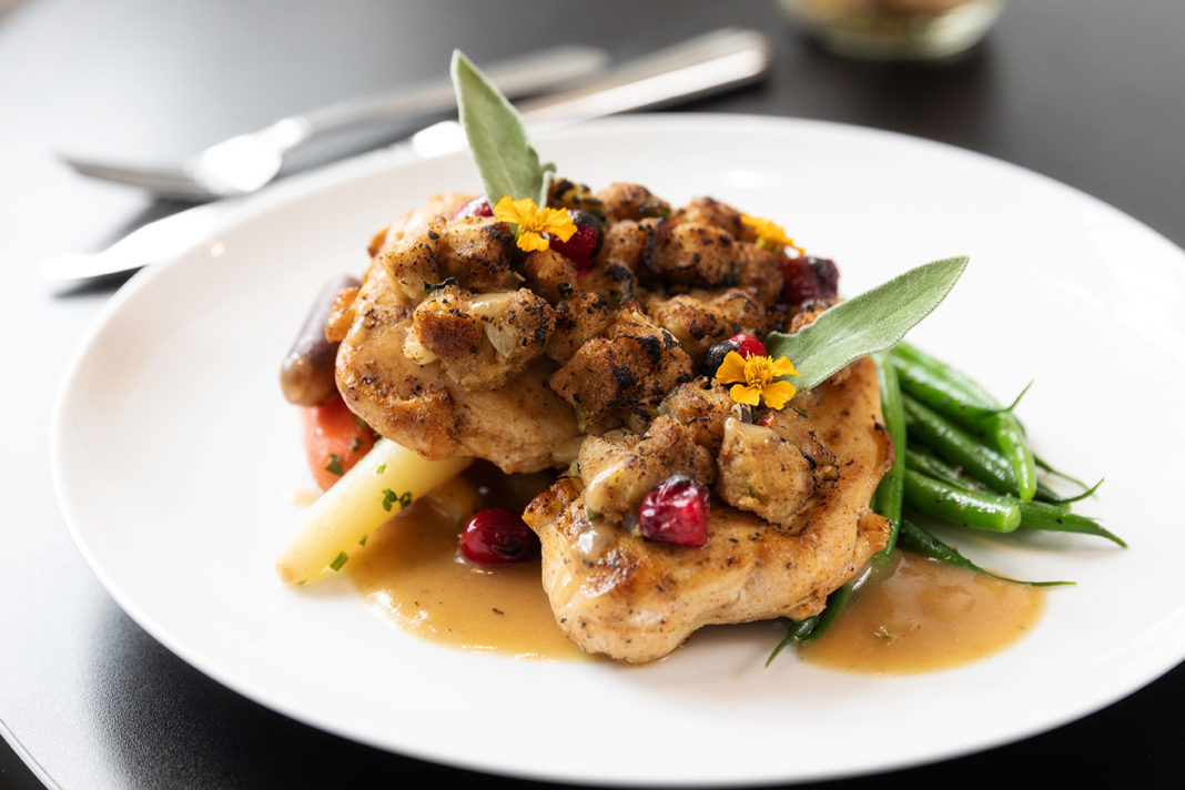 Bergerons City Market, Don Bergeron, Cranberry & Sage Stuffed Chicken, 10.15.19 Business Lunch