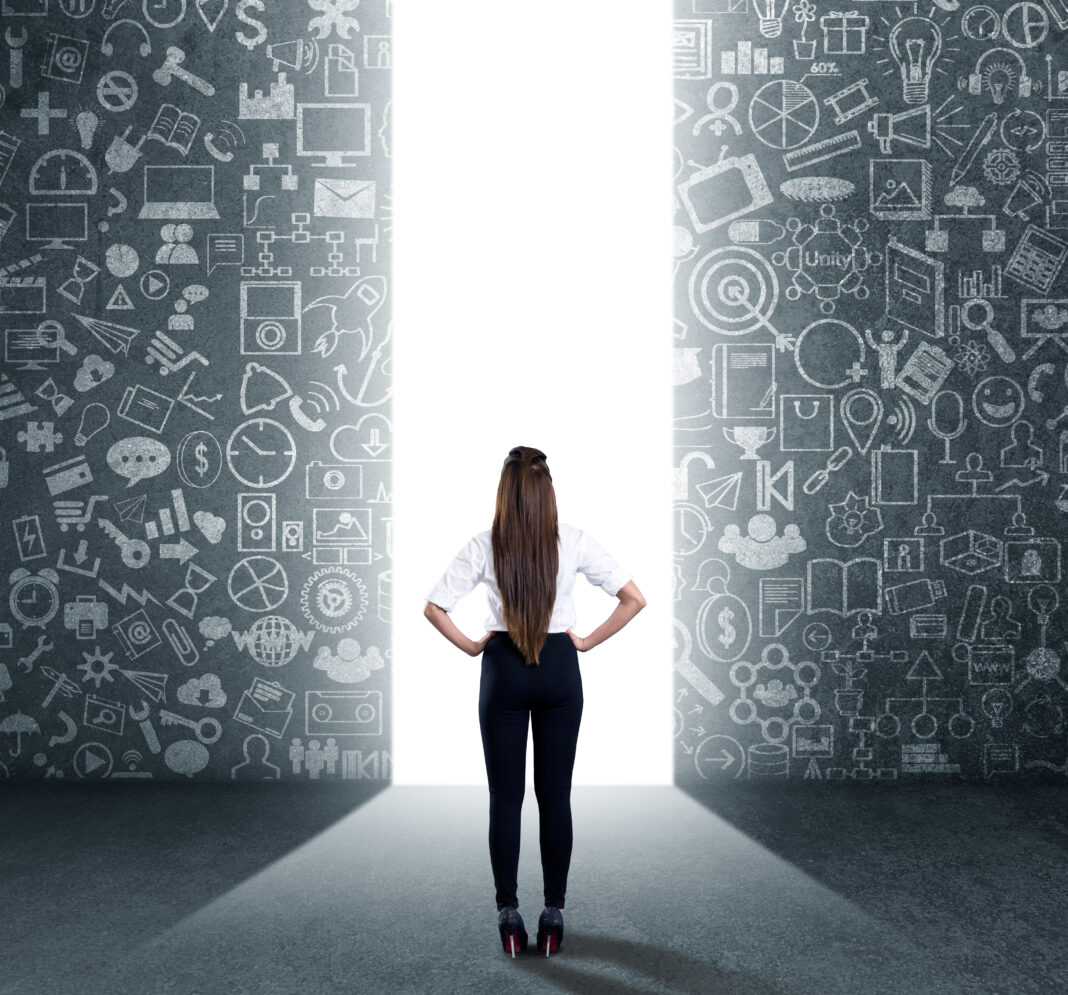 Concept of way to success